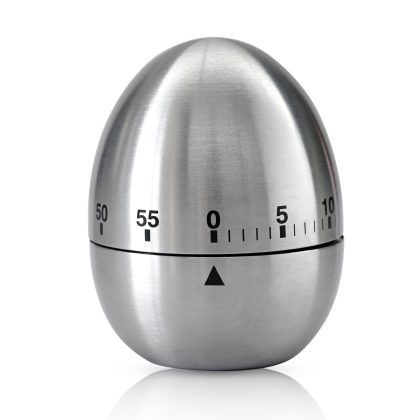JTOOYS Egg Timer Stainless Steel Reminder Home Countdown Timer Mechanical Timer Kitchen Tool